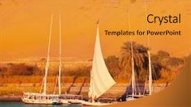  Presentation with egypt - PPT theme featuring aswan in egypt background and a  colored foreground