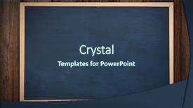  Presentation with chalkboard - Audience pleasing presentation theme consisting of atac - image of ac chalkboard backdrop and a ocean colored foreground