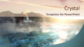  Presentation with sol - Slides with atacama - geyser sol de manana bolivia background and a lemonade colored foreground