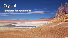  Presentation with salt - Beautiful PPT layouts featuring atacama - view on salt lake salar backdrop and a ocean colored foreground