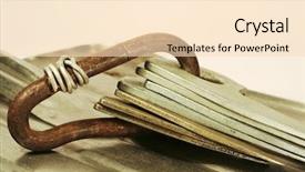  Presentation with tv screens noise on old - Audience pleasing presentation theme consisting of beautiful image of monument valley backdrop and a wine colored foreground.