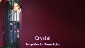  Presentation with ferns - Amazing presentation theme having atelier-like-decor-with-vintage and a wine colored foreground