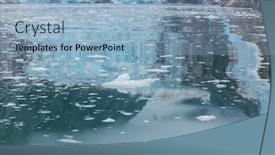  Presentation with canada - Slide set having athabasca-glacier-columbia-icefields-canada background and a light blue colored foreground