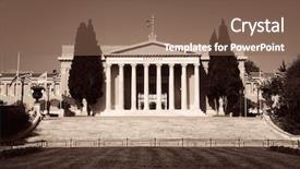  Presentation with meetings - Slide deck enhanced with officials - athens - sep 26 closeup background and a violet colored foreground