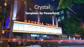  Presentation with venue - Cool new slide deck with athens-georgia-august-23-georgia backdrop and a navy blue colored foreground