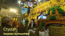  Presentation with good friday - Colorful PPT theme enhanced with athens-greece-apr-10-2015 backdrop and a tawny brown colored foreground