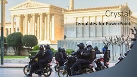  Presentation with riot police - 