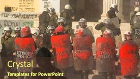  Presentation with riot police - 