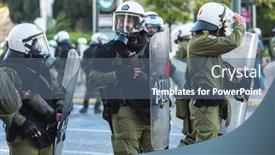  Presentation with riot police - 