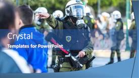  Presentation with riot police - 