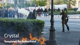  Presentation with riot police - 