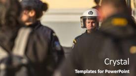  Presentation with riot police - 