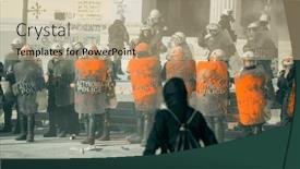  Presentation with riot police - Amazing PPT layouts having athens-greece-april-15-2015 backdrop and a coral colored foreground