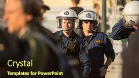  Presentation with riot police - 