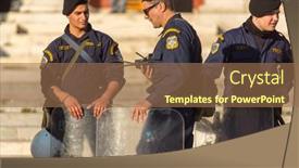  Presentation with riot police - 