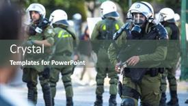  Presentation with riot police - 