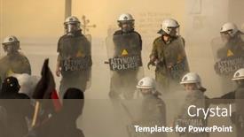  Presentation with riot police - 