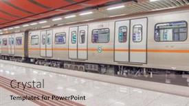  Presentation with current - Audience pleasing presentation theme consisting of athens-greece-october-1-elliniko backdrop and a mint green colored foreground