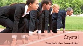  Presentation with business competition - Slides with security concept cyber security on building background 3d render background and a light blue colored foreground