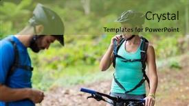  Presentation with hydration - Beautiful PPT theme featuring athletic drinking water from hydration backdrop and a seafoam green colored foreground