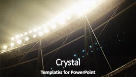  Presentation with street light view - Colorful theme enhanced with athletisme perche - view of stadium lights backdrop and a wine colored foreground