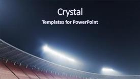  Presentation with stadium - Beautiful presentation featuring athletisme perche - view of stadium lights backdrop and a  colored foreground