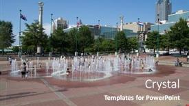  Presentation with summer olympic - PPT layouts consisting of atlanta-georgia-aug-8-centennial background and a gray colored foreground