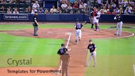  Presentation with homerun - Slide deck featuring light photomicrograph of tilia stem cross section seen through a microscope background and a seafoam green colored foreground