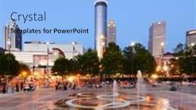  Presentation with summer olympic - Presentation theme with atlanta-june-2-centennial-olympic background and a  colored foreground