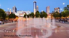  Presentation with summer olympic - Colorful PPT theme enhanced with atlanta-june-2-centennial-olympic backdrop and a coral colored foreground