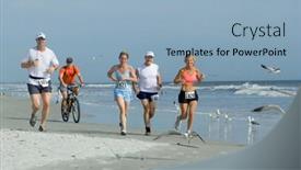  Presentation with ultra - Colorful presentation theme enhanced with atlantic-beach-florida-february-28 backdrop and a  colored foreground