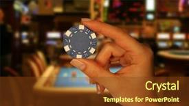  Presentation with atlantic city - Audience pleasing PPT theme consisting of atlantic city - photo of a woman holding backdrop and a tawny brown colored foreground