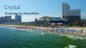 Presentation with world class - Audience pleasing presentation design consisting of atlantic-city-nj-aug-16 backdrop and a light blue colored foreground