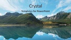  Presentation with bc forest landscapes - Slide deck consisting of atlantic ocean - northern norway landscapes background and a light blue colored foreground