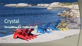  Presentation with nova scotia - Cool new presentation theme with atlantic ocean in nova scotia backdrop and a ocean colored foreground