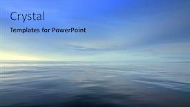  Presentation with atlantic - Colorful PPT theme enhanced with atlantic-ocean-landscape-in-sunset backdrop and a light blue colored foreground
