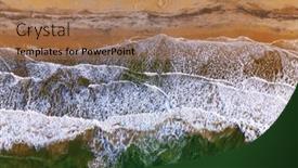  Presentation with north carolina - Presentation theme enhanced with atlantic-ocean-waves-sweep background and a coral colored foreground