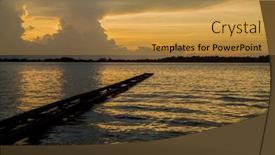  Presentation with atlantic - Audience pleasing PPT layouts consisting of bocas del toro panama backdrop and a gold colored foreground