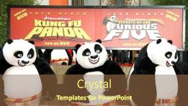  Presentation with hollywood - Audience pleasing PPT layouts consisting of atmosphere-at-the-dvd backdrop and a tawny brown colored foreground