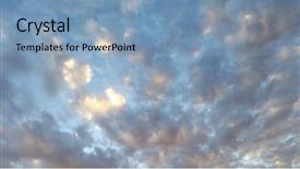  Presentation with dusk - Amazing theme having atmosphere layers - fluffly little clouds at dusk backdrop and a teal colored foreground