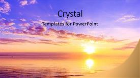  Presentation with vitamin d sun - Audience pleasing presentation consisting of atmosphere sun dawn backdrop and a light blue colored foreground