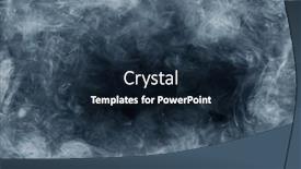  Presentation with spooky - PPT theme enhanced with atmospheric-background-of-smoke background and a  colored foreground