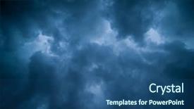  Presentation with storm clouds - Audience pleasing presentation consisting of atmospheric pressure - background of dark and dramatic backdrop and a  colored foreground