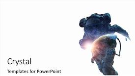  Presentation with mix of cabbages on white - Presentation theme enhanced with atmospheric pressure - spaceman on white mixed media background and a white colored foreground