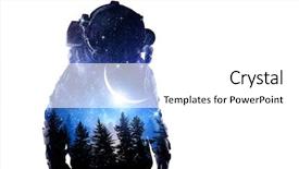  Presentation with spaceman - Audience pleasing PPT layouts consisting of atmospheric pressure - spaceman on white mixed media backdrop and a white colored foreground