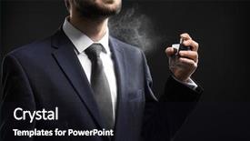  Presentation with formal - Audience pleasing theme consisting of atom - handsome man in formal suit backdrop and a wine colored foreground