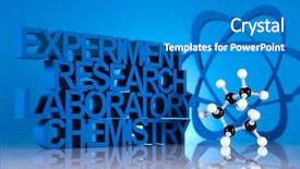  Presentation with chemistry formula - PPT theme having atom chemistry formula background background and a teal colored foreground