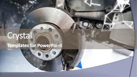  Presentation with digital car - Audience pleasing PPT theme consisting of atomic structure - digital composite of close up backdrop and a gray colored foreground