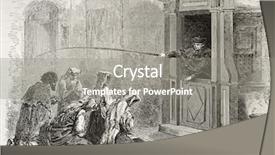  Presentation with old - PPT layouts with atonement - penance old illustration created background and a gray colored foreground
