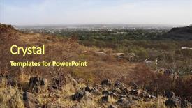  Presentation with mali empire - Colorful presentation enhanced with atop a hill mali backdrop and a tawny brown colored foreground